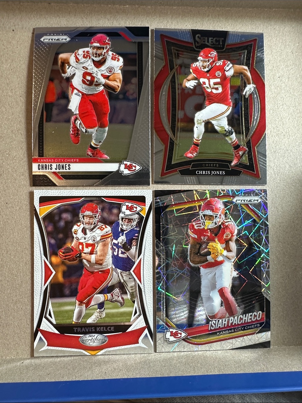 Patrick Mahomes/Travis Kelce Chiefs lot of 20 w/Chris Jones & Pacheco - Picture 10 of 11